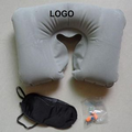 Eyeshade earplug travel set